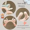 Adorable Dragon Horns Face Washing Cartoon Plush Headband for Women - 2024 Edition