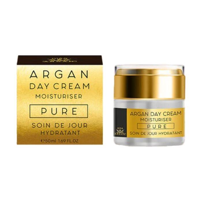 Soin de jour hydratant - Naturel - Huile d'Argan - 50 ml - Vegan - Tous types de peau