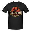 Unisex Jurassic Dad Schmerz Findet Einen Weg Lustiges Retro T-Shirt Streetwear Baumwoll-T-Shirt Homme