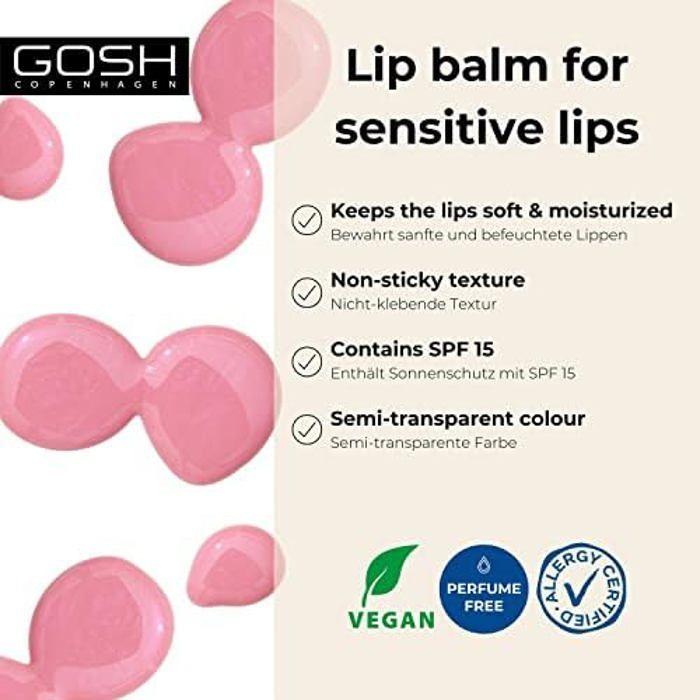 Getönter Lippenbalsam SPF 15 - GOSH - Rosa - Lippenpflege
