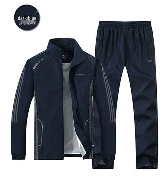 Men's Slim Fit Tracksuit: Spring/Autumn Hoodie & Pants Set for Teens 268