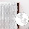 2x Curtain Rod Brackets Supports Multifunction Easy Installation Universal Curtain Hangers for Bathroom Wardrobes Bookcases