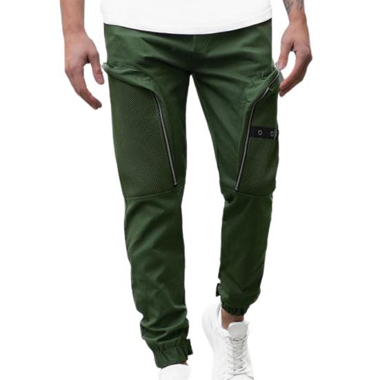 Buy Men Cargo Pants Patchwork Casual 