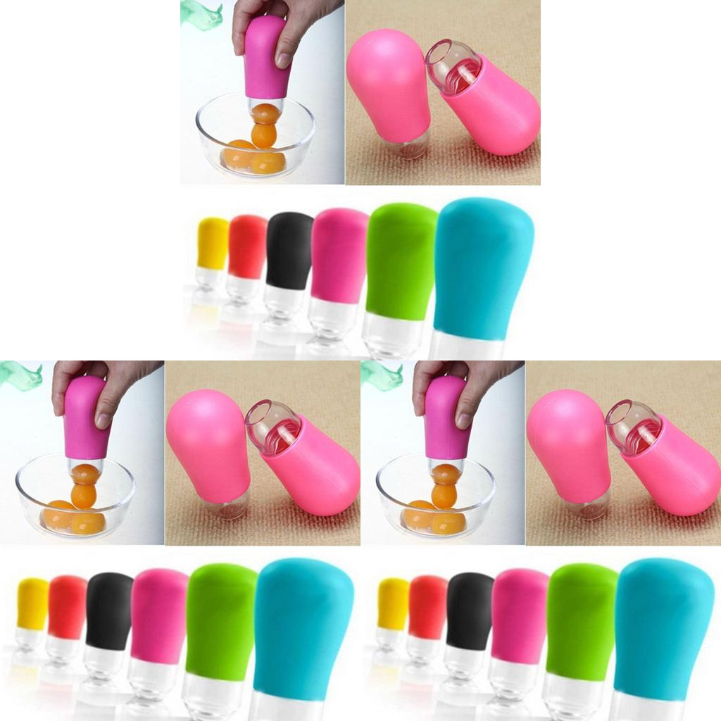 Modern Silicone Egg Separator With Suction Function For Home Cooking Enthusiasts