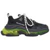 Balenciaga Triple S Black Yellow Fluo Women's 544351W09ON1047