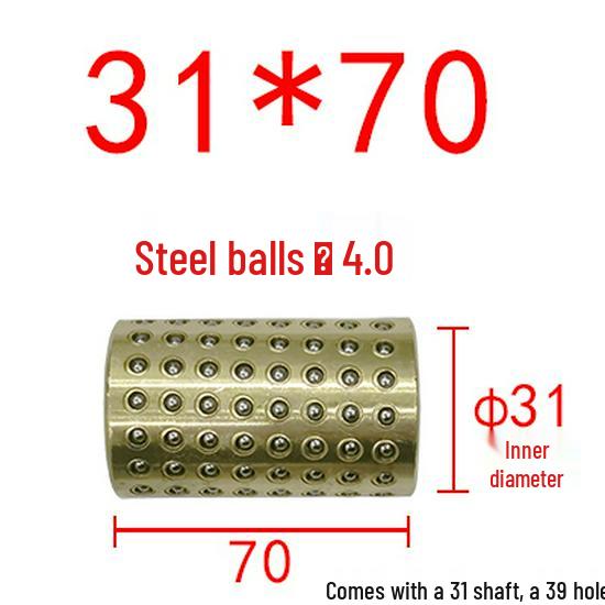 Golden Copper Ball Bearing Cage Mold Guide Bush Holder