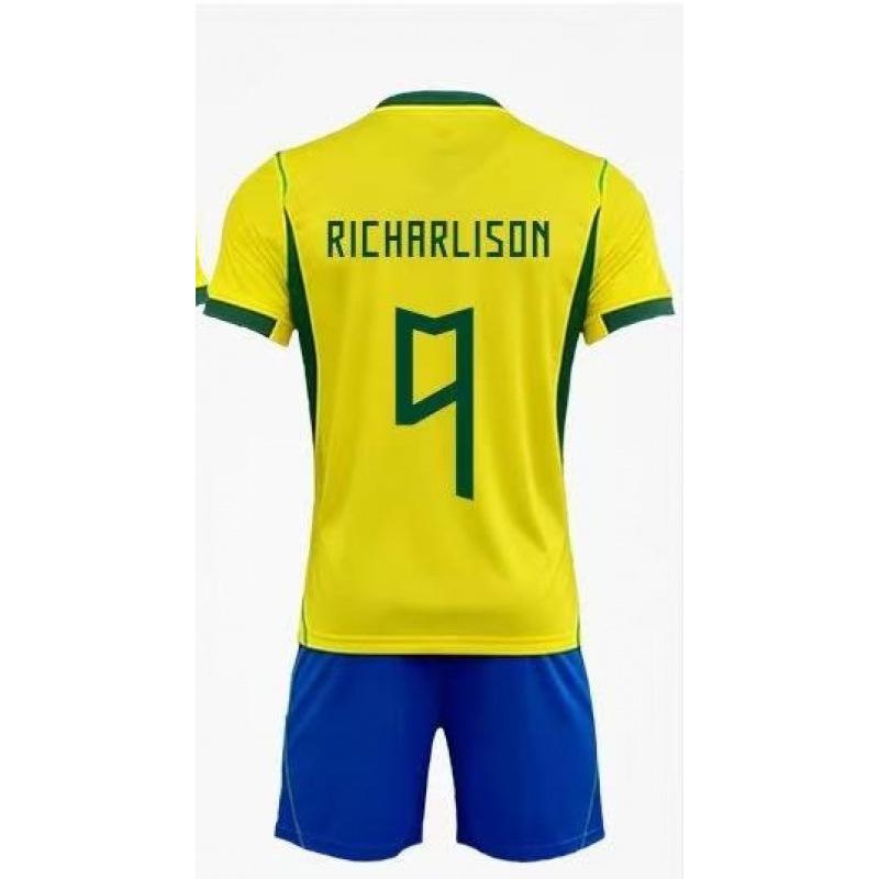 2026 World Cup Jersey Brazil National Team Jersey Neymar Vinicius Children's Adult Suit Football Jersey
