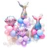 Mermaid Tail Balloon Set for Birthday Party Decoration