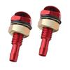Ygmylandbb Windwasher Nozzle, Windshield Washer Nozzle, , Cleaning Tool, Aluminum Alloy, Red, Set of 2