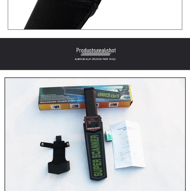 Enterprise-School Handheld Metal Detector Scanner: 360° Detection for Security Guards and Doormen