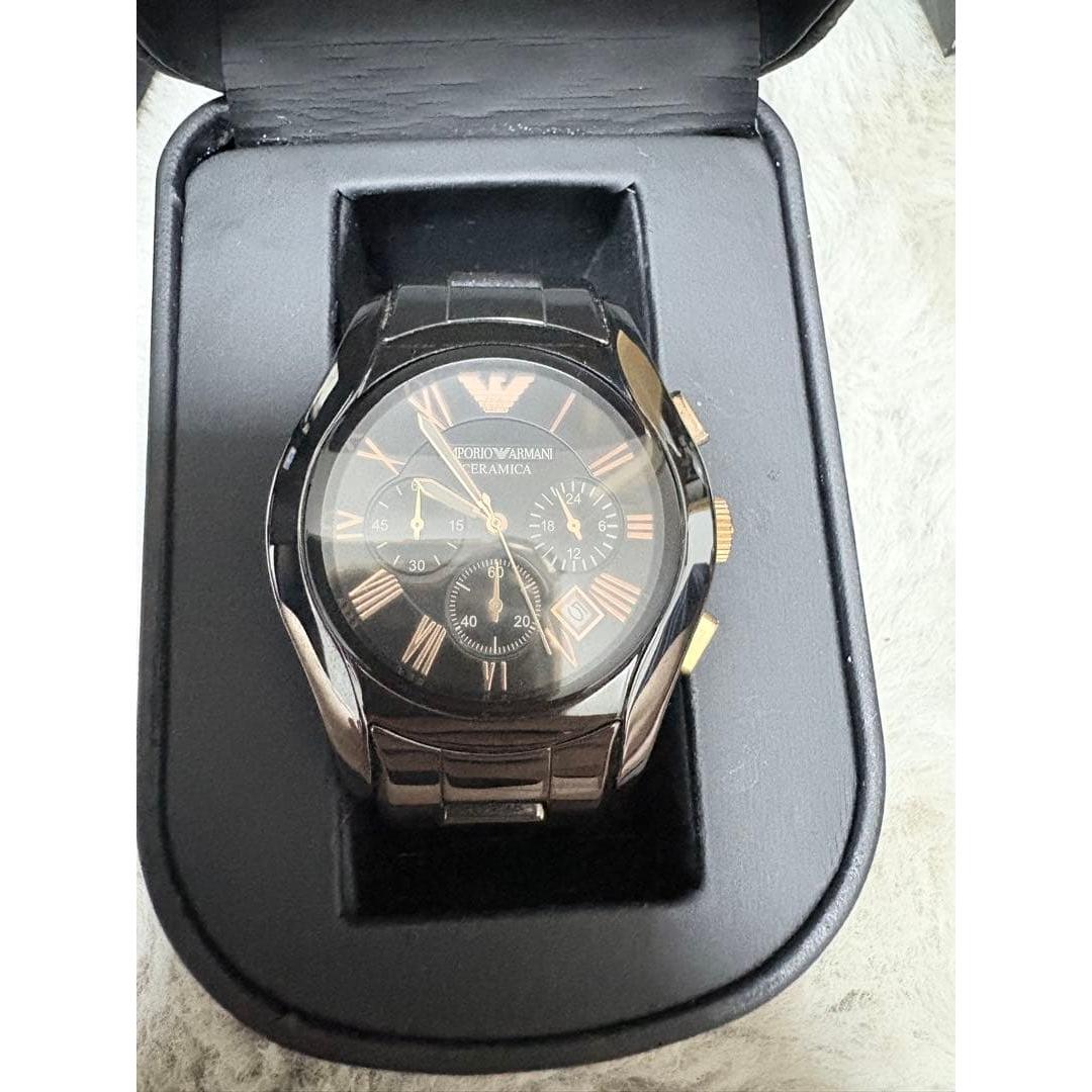 Used Emporio Armani AR1410 Ceramica Chronograph