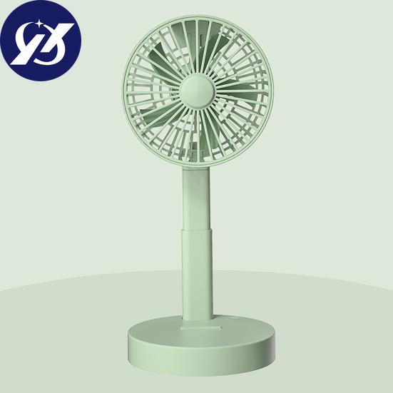 Cooling Fan Slient Cool Stretchable Desk Handheld Vertical Dual Use Fodable Mini Fan for Dormitory