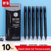M&G 0,5 mm Schwarze Hitzebeständige Ausziehbare Gelstifte, 10er-Pack