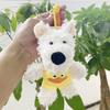 Plush Animal Charming Keychain Collection Featuring Cute Dogs Cats Frogs And Bears