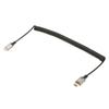 Mini HD Multimedia Interface Spring Adapter Cable 4K 60Hz 18 Gbps Extension Cable for Tablet Camera TV Monitor Mini