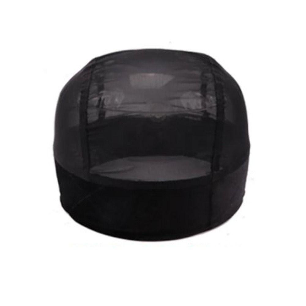 

Невидимая шапочка-основа для парика, нескользящая, вентилируемая, коричневая бархатная шапочка для парика для изготовления париков чёрный