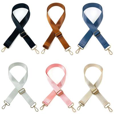 Bag Accessories Adjustable Bag Strap Nylon Solid Color Handbag Strap Bag Belt Crossbody Bag