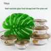 Yileyana Heat-Resistant Glass Food Storage Bowl Set