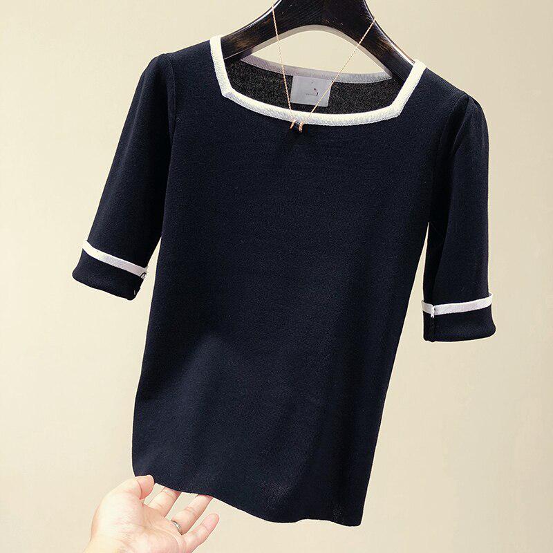 Fashion Short Sleeve Women Tops And Blouses Solid Elegant Chiffon Shirt  Blusas Mujer De Moda 2020 Casual Women Clothing 9592