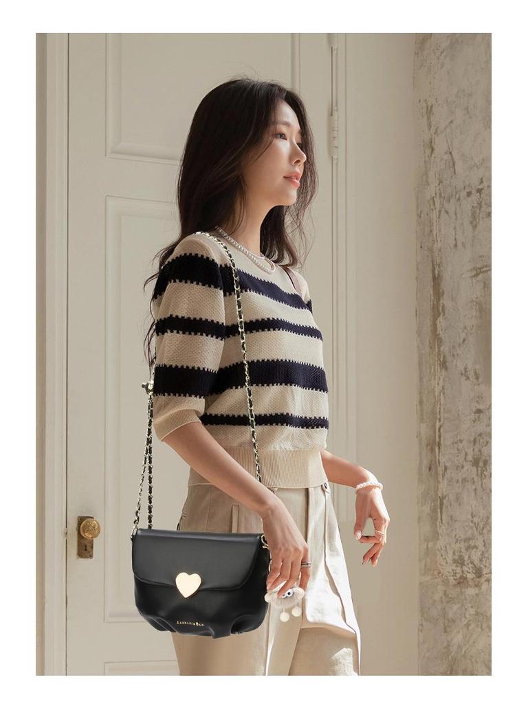 2024 Frühling/Sommer Damen Weiches Leder Wolke Umhängetasche – Trendiges Kettendesign