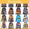 Cute Cartoon Design School Backpack For Children With Reliable Soft Handle And Zipper Closure