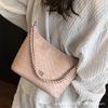 This Year's Popular Bag Women's 2025 New Fashion Texture Shoulder Bag Simple Foreign Style Chain Crossbody Bucket Bag