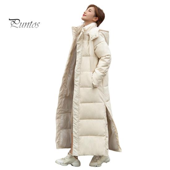 

Женское хлопковое пальто с капюшоном, длинными рукавами, карманами, боковыми разрезами, пуховик, однотонные карманы, утолщенная повседневная верхняя одежда XXXL бежевый