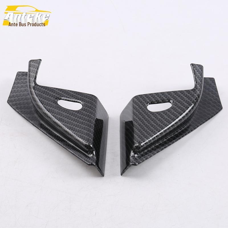 T90 Car Window Decorative Inner Triangle Electroplated Frame Sticker