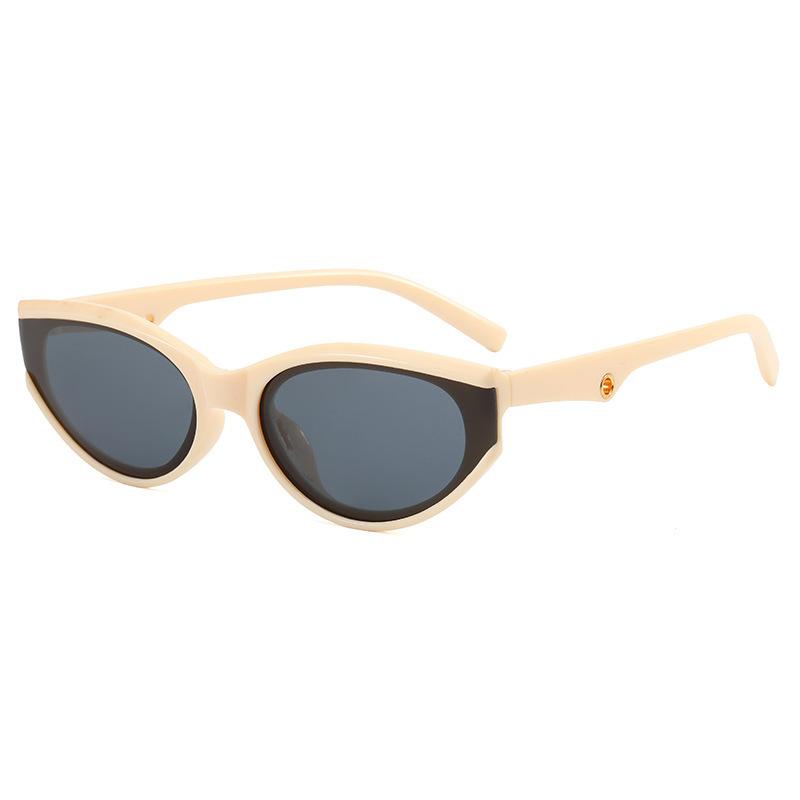 Retro Small Frame Sunglasses Women'S Trendy Personality Street Shot Sunglasses Hip Hop Sunglasses Men