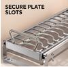 Premium Stainless Steel Pull Out Dish Rack Kitchen Cabinet Drawer Bowl Plate Drying Multi Size Storage Organizer