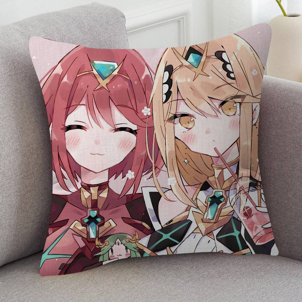 Game Xenoblade Chronicles Soft Comfortable Pillow Case Cartoon For Sofa Living Cat Room Home Office Retro Decor Protective Cover