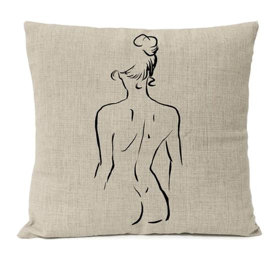 Home Decorative Black Geometric Linen Pillow Cover Boho Bohemia Throw Pillow Art Cushion Decoration Sofa Pillowcase 60x60