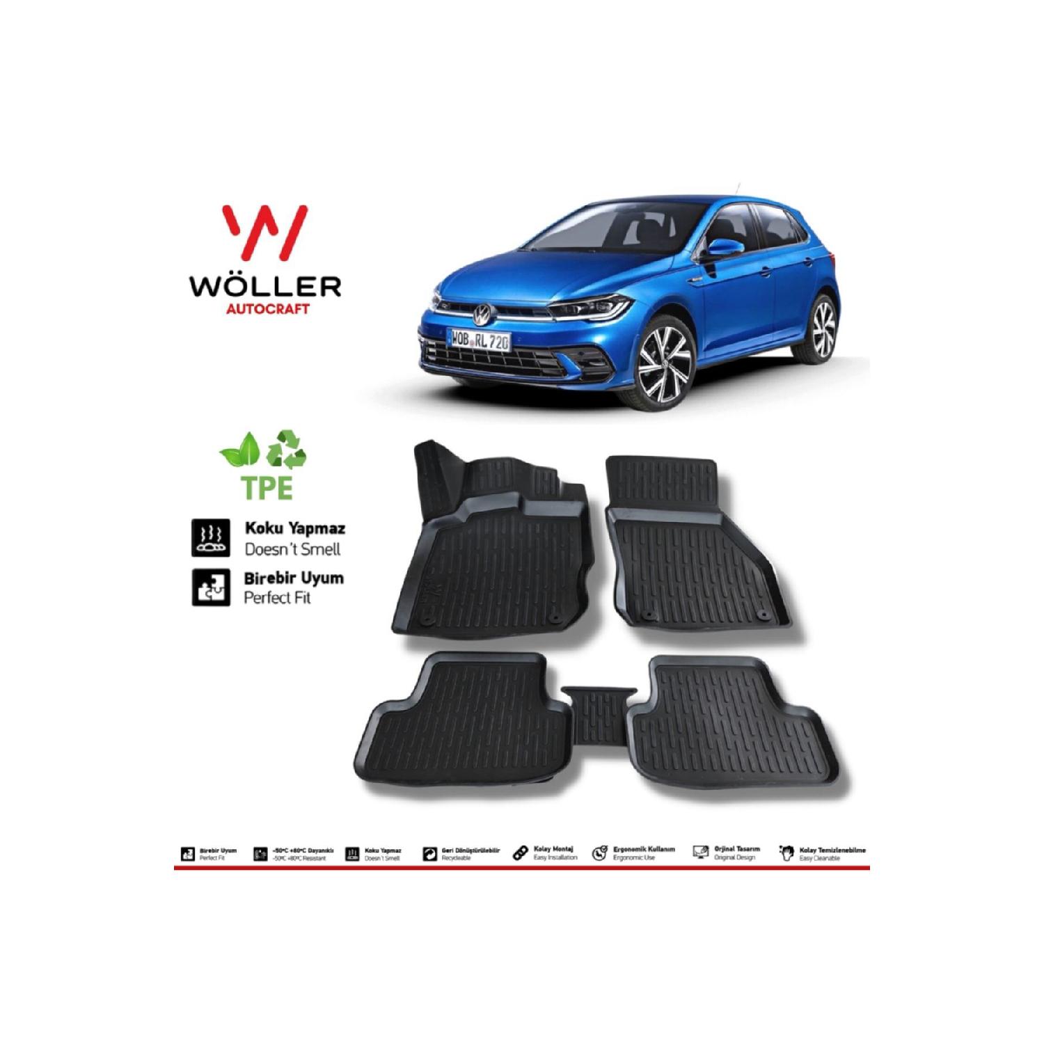 

Volkswagen Polo Mat Makeup After 2021 3d Коврик для бассейна