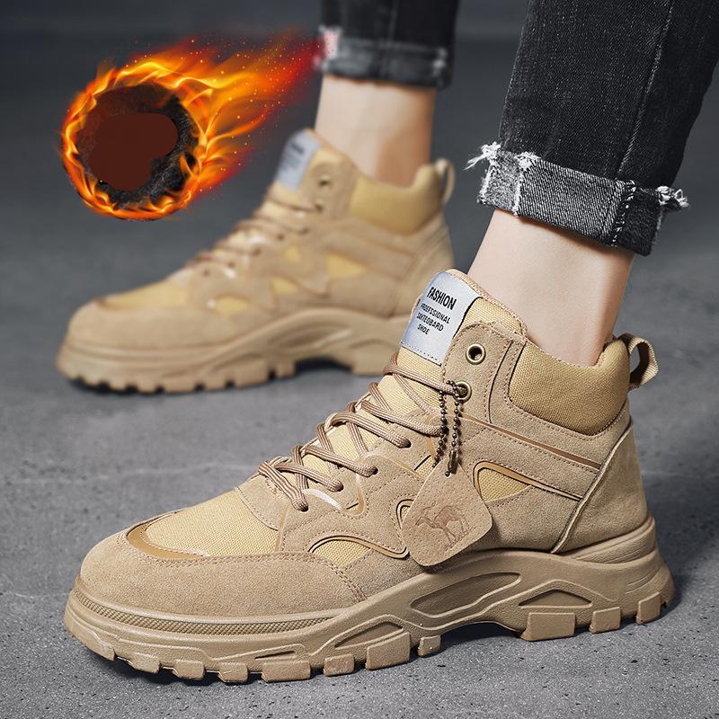 Zimní pánské boty Martin Pánské plyšové teplé boty z bavlny do sněhu