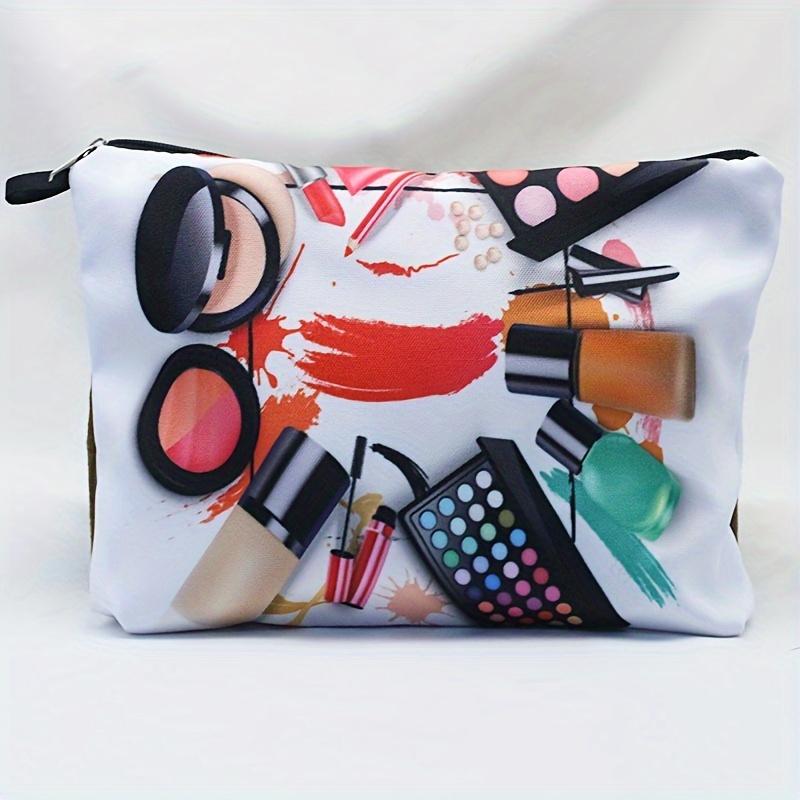 1pc Women Girls Beautiful Cosmetics Bag Makeup Bag Pouch Travel Portable Cosmetics Storage Bag Birthday Gift
