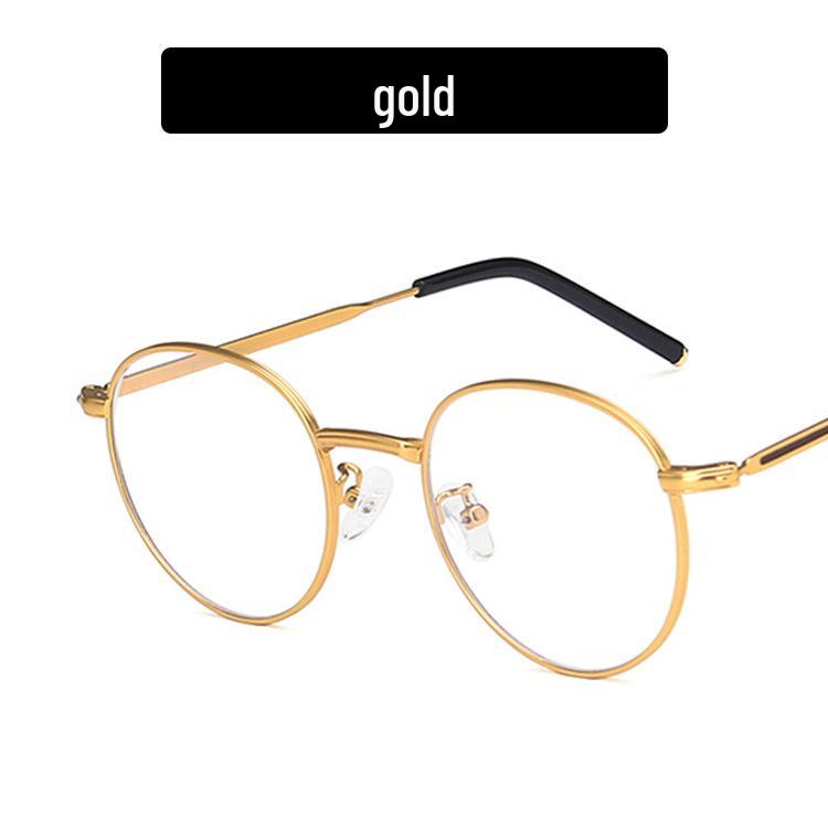 

2020 Ультралегкая круглая оправа для очков с защитой от синего света - стиль Бэ Сюзи, полноободковая, маленькая оправа для линз без диоптрий.