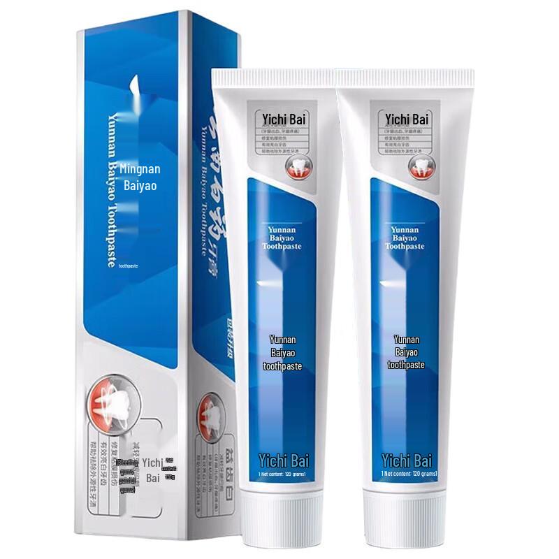 

Yunnan Baiyao Yichibai Toothpaste, 120g x 2 Pack