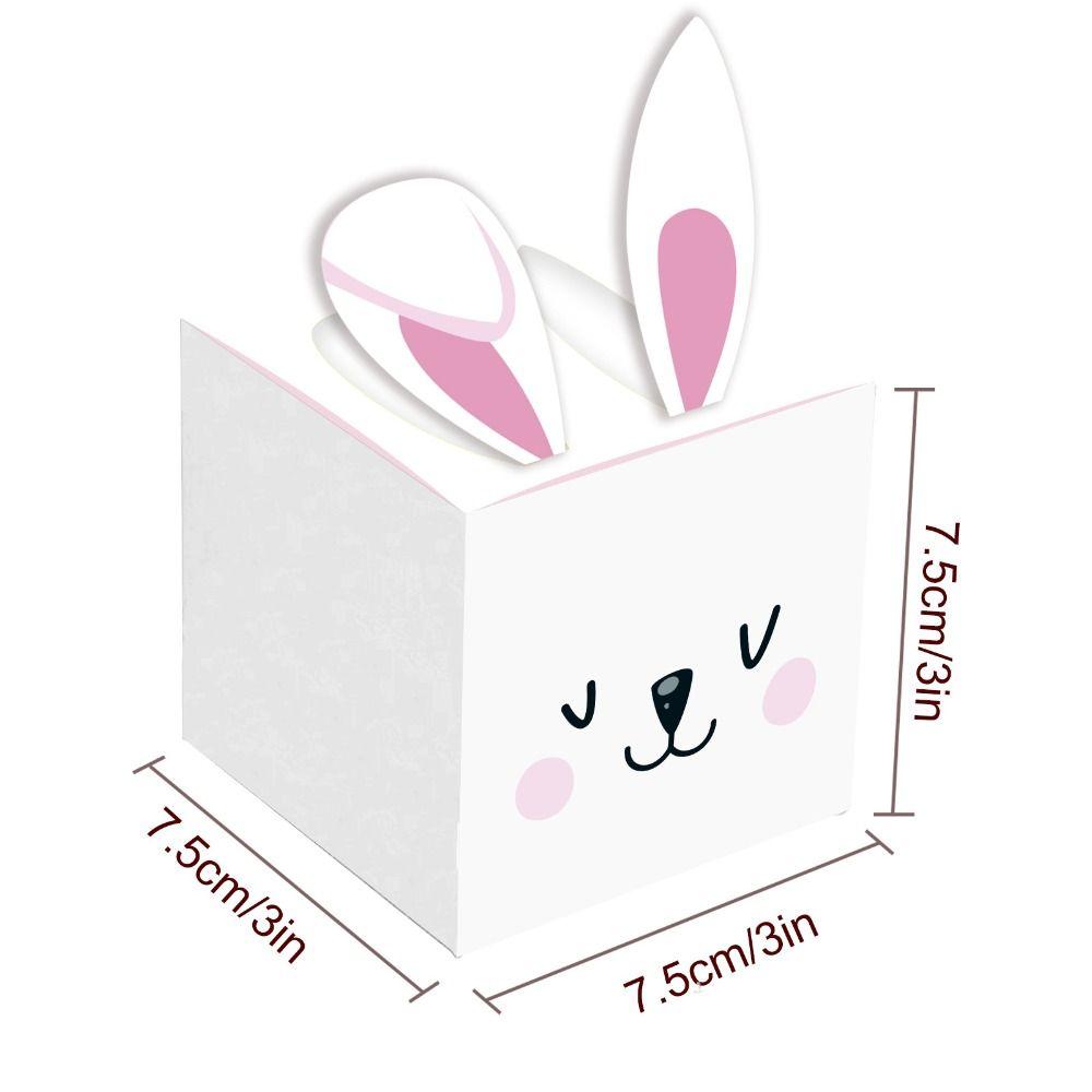 12pcs DIY Cookie Box Paper Gift Wrapping Box Fashion Packaging Basket  Party Supplies