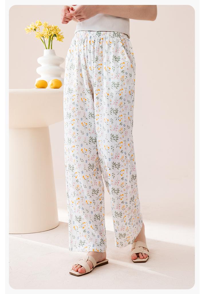 Fenteng Women's Pure Cotton Home Pants