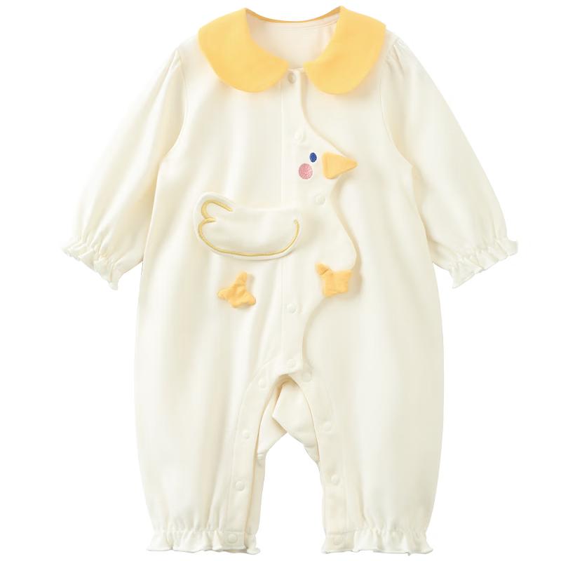Youqi Baby Unisex Autumn Long-Sleeve Romper 80
