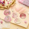 Manual Seal Making Tools Wax Kit, with Sealing Beads Spoon And Candles, DIY Stamp for Wedding Invitations Envelopes Artistic Melting