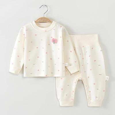 Baumwoll-Basisunterwäsche-Set für Babys mit hohem Bund für Herbst/Frühling