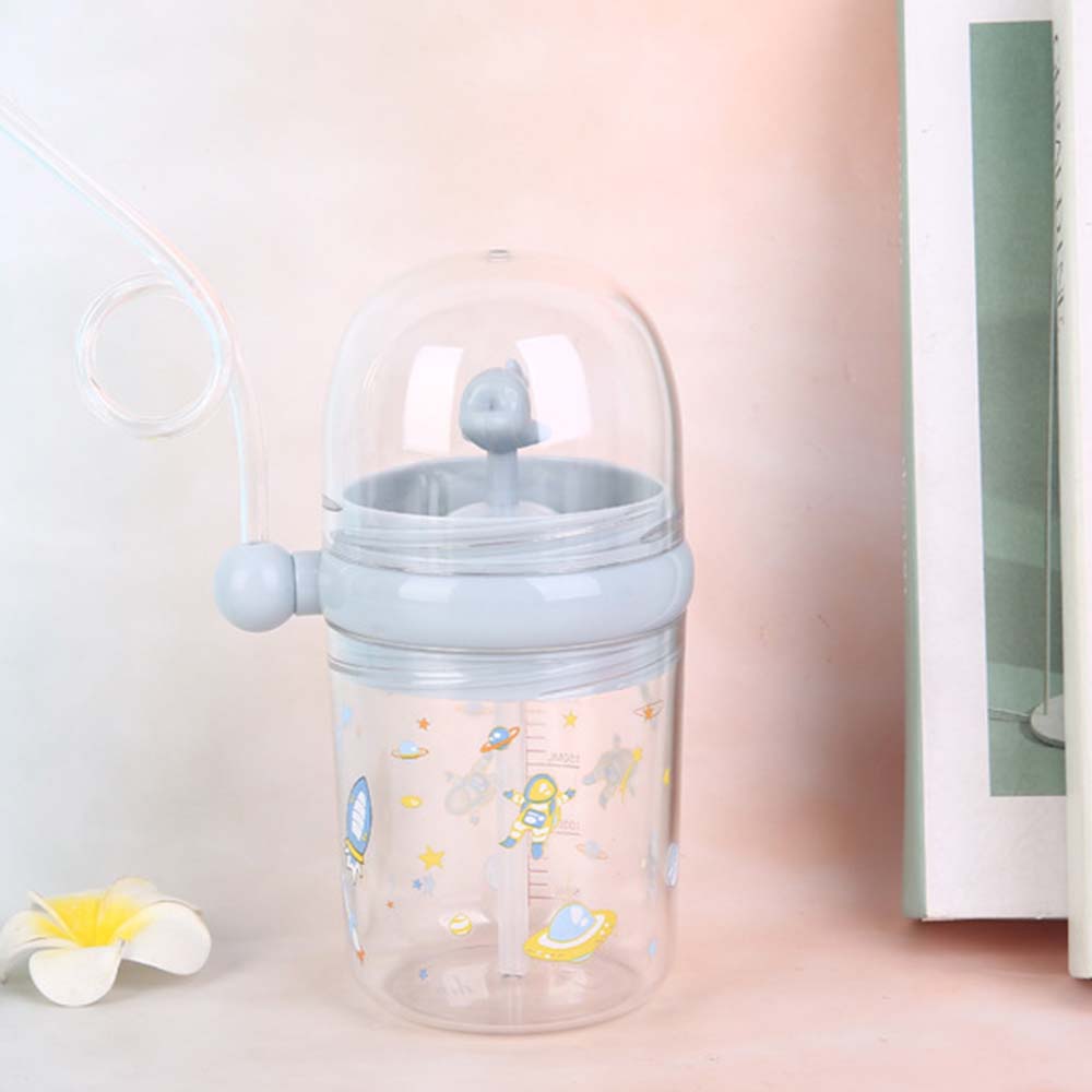 

250 мл для детей забавный кит с трубочками питьевая чашка бутылочки для кормления детские пластиковые чашки для воды синий