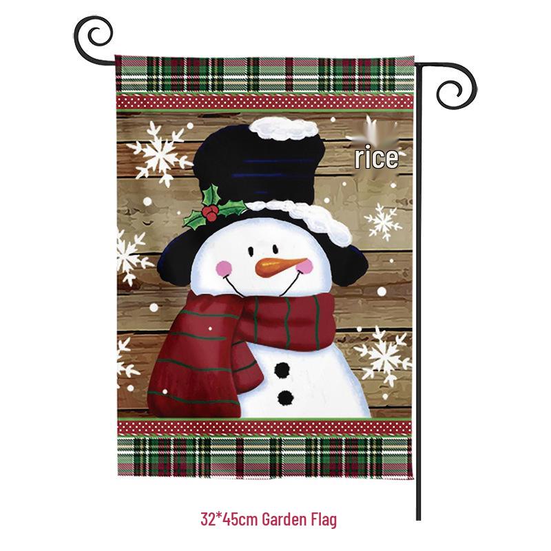 Christmas Garden Flag Banner: New Festive Hanging Design