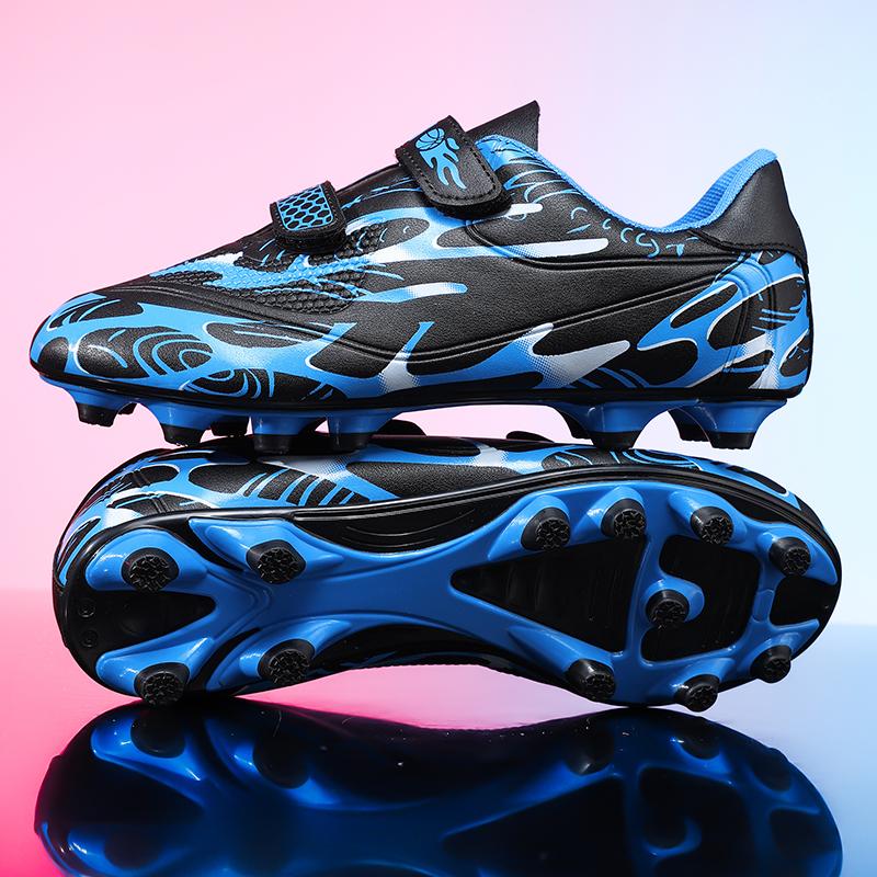 New Men Kids Football Boots Ultralight Cleats Non-Slip Match Grass Boys Professional Soccer Shoes Training Shoes Drop Shipping