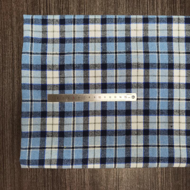 Nueva llegada: Tejido de Algodón Cepillado a Cuadros para Ropa Infantil y de Mujer - Tejido de Franela Jacquard Teñido en Hilo de Poliéster-Algodón.