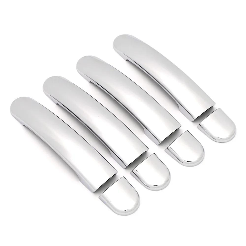 

For Volkswagen VW Tiguan MK1 2007-2016 Exterior Side Door Handle Cover Moulding Chrome Door Bowl Trim Frame Bezel 2008 2009 2010