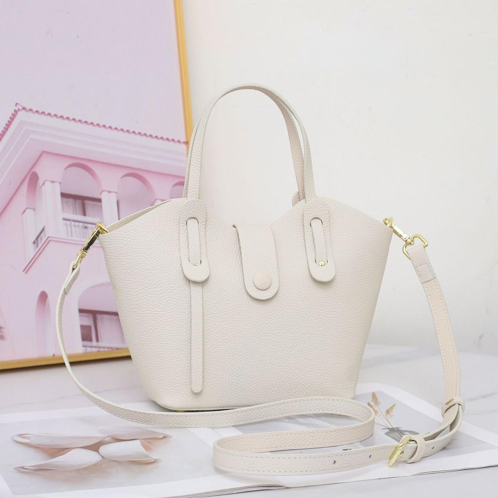 Skórzana Torba Damska na Ramię Duża Pojemność Listonoszka Torba Mamusi Modna Prosta Koszyk Warzywny Torba Muszla