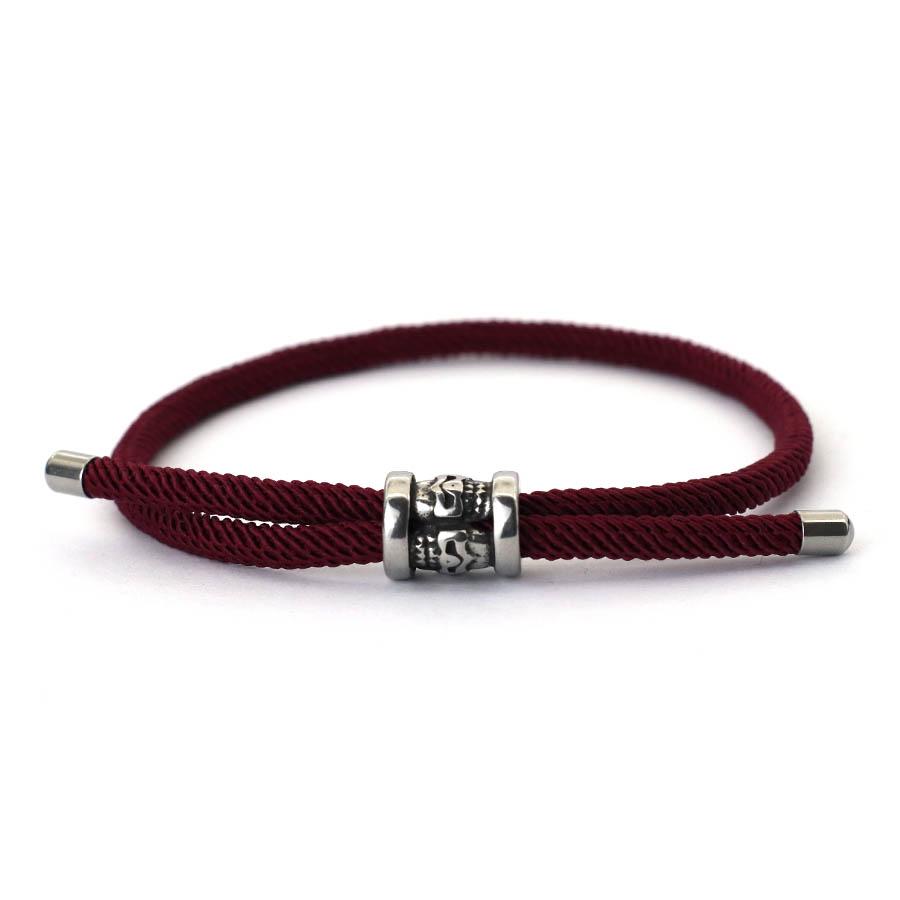 Simple Fashion Stainless Steel Adjustable Hand Rope Silver Color Jewelry Men and Women Hand Jewelry Gift Party Jewelry