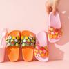 Sommer Kinder PVC Cartoon Kinder Slipper süße Home Haus Schuhe Regenbogen Familie Sandalen Kleinkind Hausschuhe